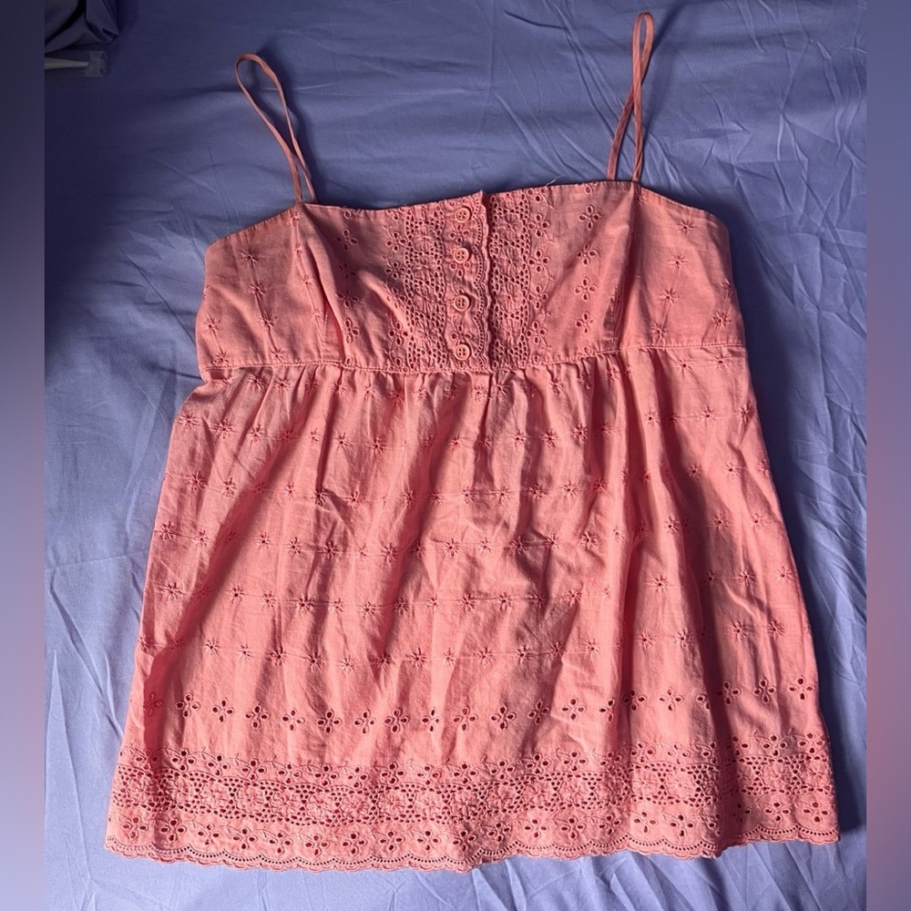 Vintage Juicy Couture Made with Love P&G Small Babydoll Cami Tank Top